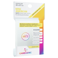 Gamegenic - MATTE Mini American-Sized Boardgame Sleeves 44 x 67mm